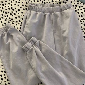 Brandy Melville Periwinkle Rosa Sweatpants